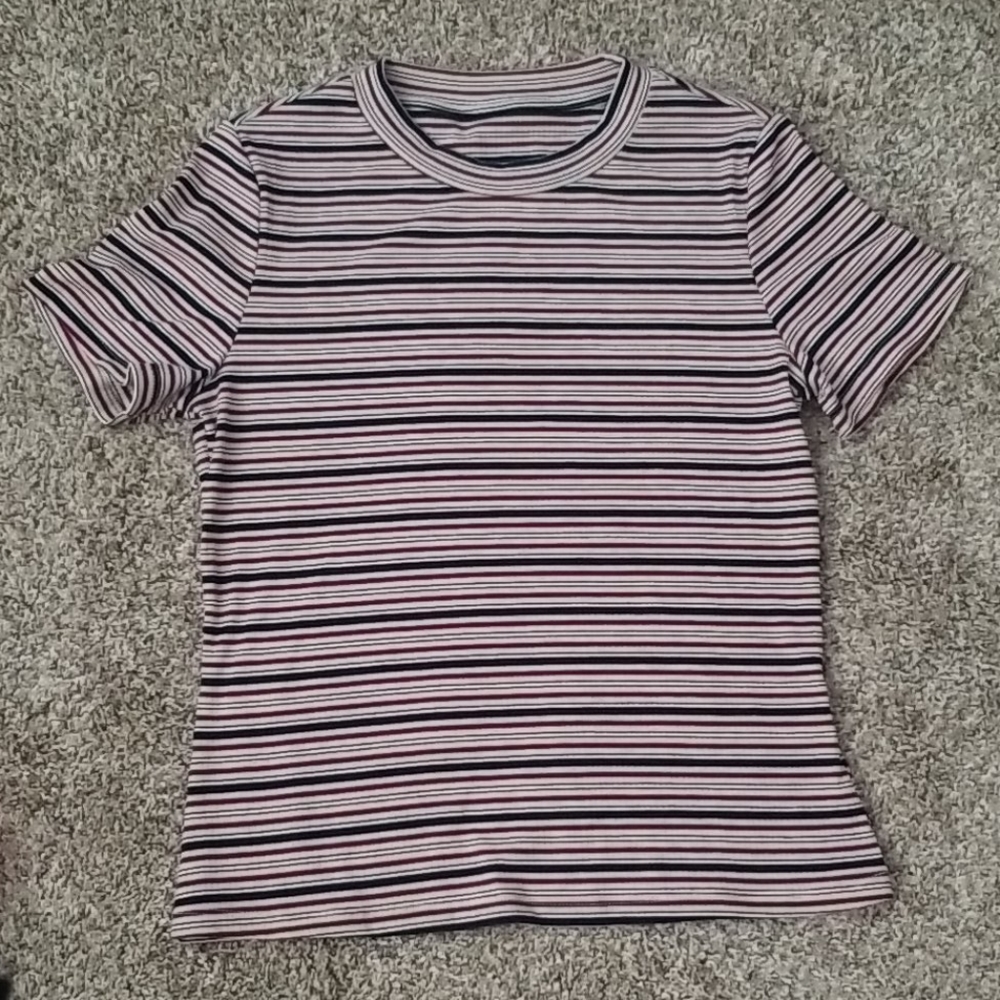 Ribbed Striped Top